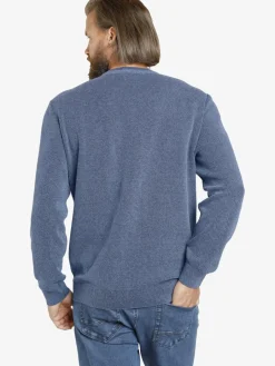 Jan Vanderstorm Pullover & Strickjacken<Herren Pullover - KEIMO blau melange uni