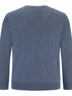 Jan Vanderstorm Pullover & Strickjacken<Herren Pullover - KEIMO blau melange uni