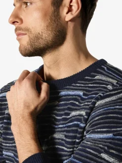 BABISTA Pullover & Strickjacken<Herren Pullover - LIVIBELTI blau bedruckt