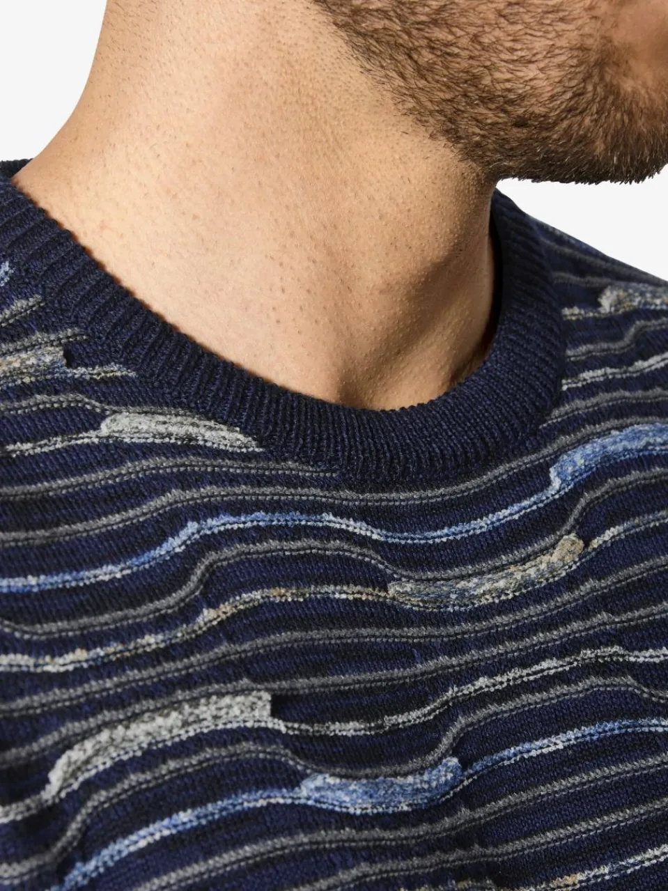 BABISTA Pullover & Strickjacken<Herren Pullover - LIVIBELTI blau bedruckt