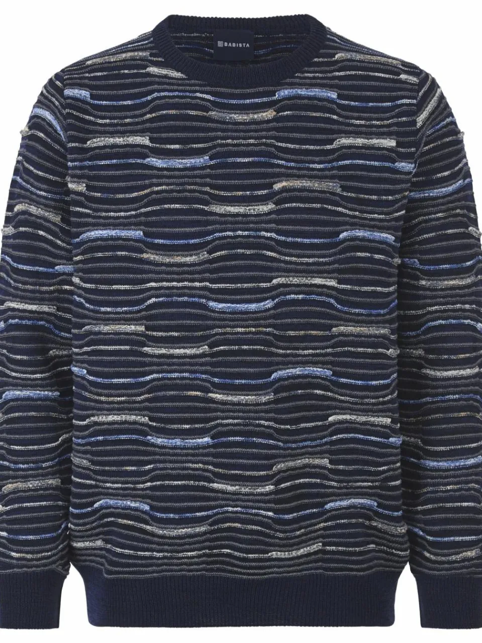 BABISTA Pullover & Strickjacken<Herren Pullover - LIVIBELTI blau bedruckt