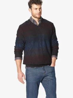 BABISTA Pullover & Strickjacken<Herren Pullover - ROMODETTI bordeaux bedruckt