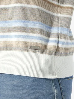 BABISTA Pullover & Strickjacken<Herren Pullover - ULMIR blau gestreift