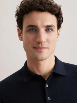 Seidensticker Pullover & Strickjacken|Poloshirts<Herren Pullover - Uni blau uni