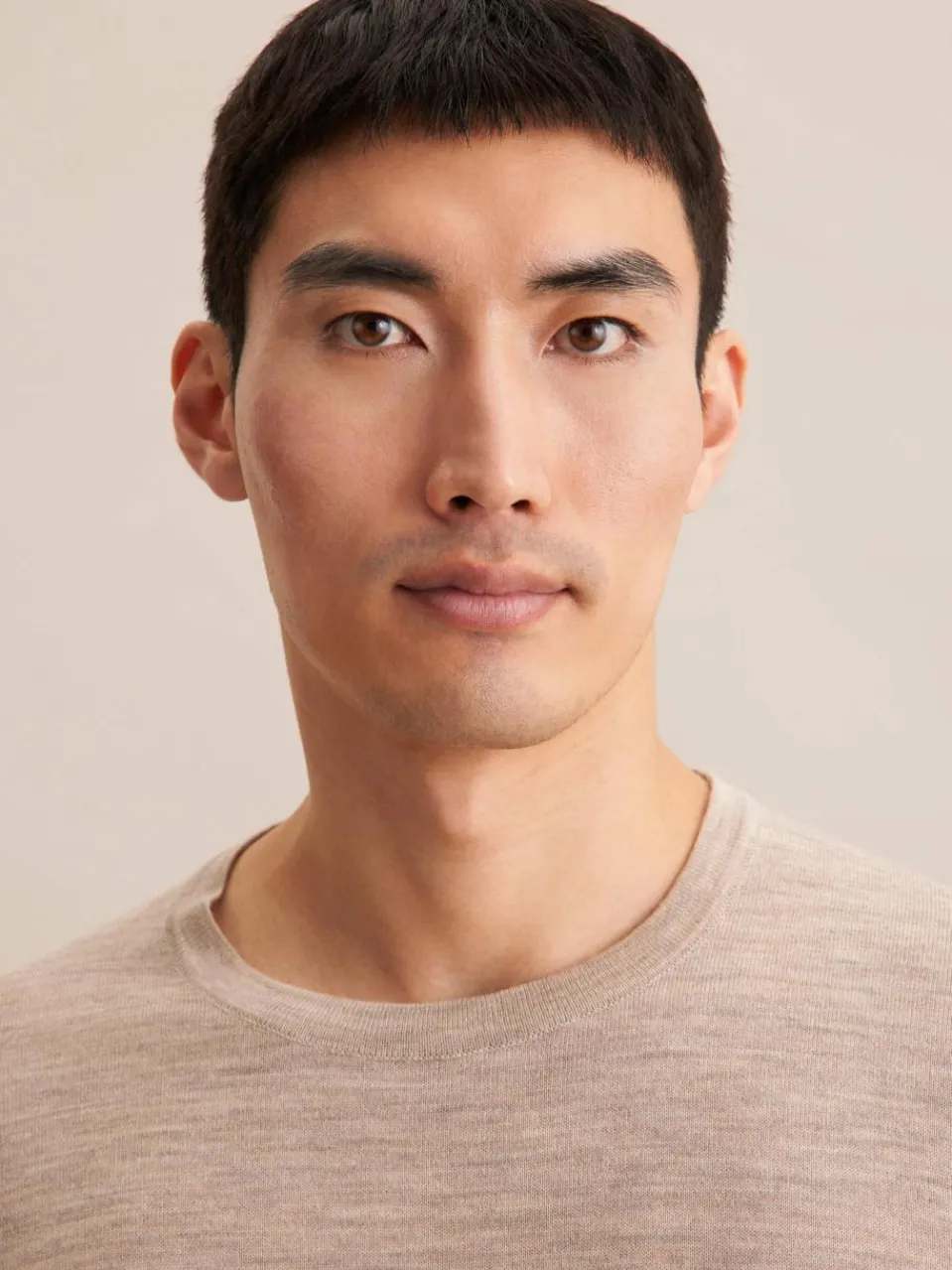 Seidensticker Pullover & Strickjacken<Herren Pullover - Uni beige uni