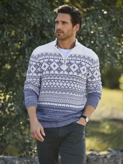 BABISTA Pullover & Strickjacken<Herren Pullover - VARZIRO royal gemustert