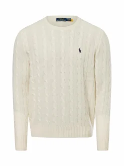Polo Ralph Lauren Pullover & Strickjacken<Herren Pullover mir Cashmere-Anteil ecru uni