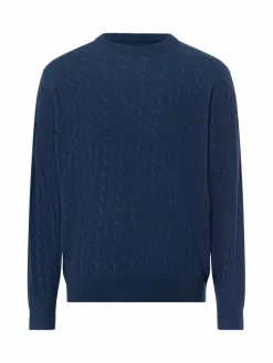 Andrew James Pullover & Strickjacken<Herren Pullover mit Cashmere-Anteil indigo uni