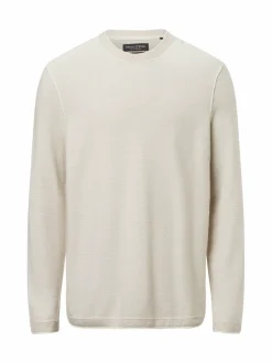 Marc O'Polo Pullover & Strickjacken<Herren Pullover mit Leinen-Anteil sand meliert