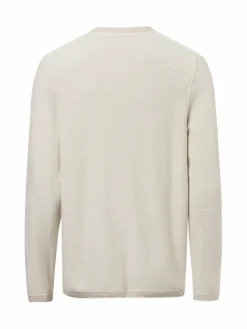 Marc O'Polo Pullover & Strickjacken<Herren Pullover mit Leinen-Anteil sand meliert