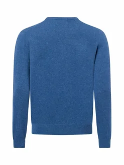 Andrew James Pullover & Strickjacken<Herren Pure Cashmere Pullover indigo uni