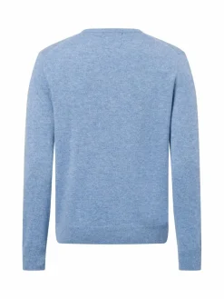 Andrew James Pullover & Strickjacken<Herren Pure Cashmere Pullover hellblau uni