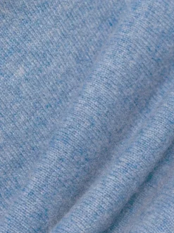 Andrew James Pullover & Strickjacken<Herren Pure Cashmere Pullover hellblau uni