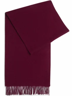 Finshley & Harding Schals & Tücher<Herren Pure Cashmere Schal bordeaux uni