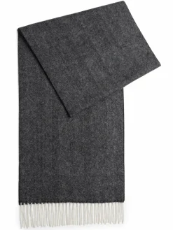 Finshley & Harding Schals & Tücher<Herren Pure Cashmere Schal anthrazit gemustert