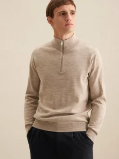 Herren Seidensticker Pullover & Strickjacken>Herren Quarter Zip - Uni