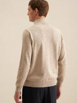 Herren Seidensticker Pullover & Strickjacken>Herren Quarter Zip - Uni