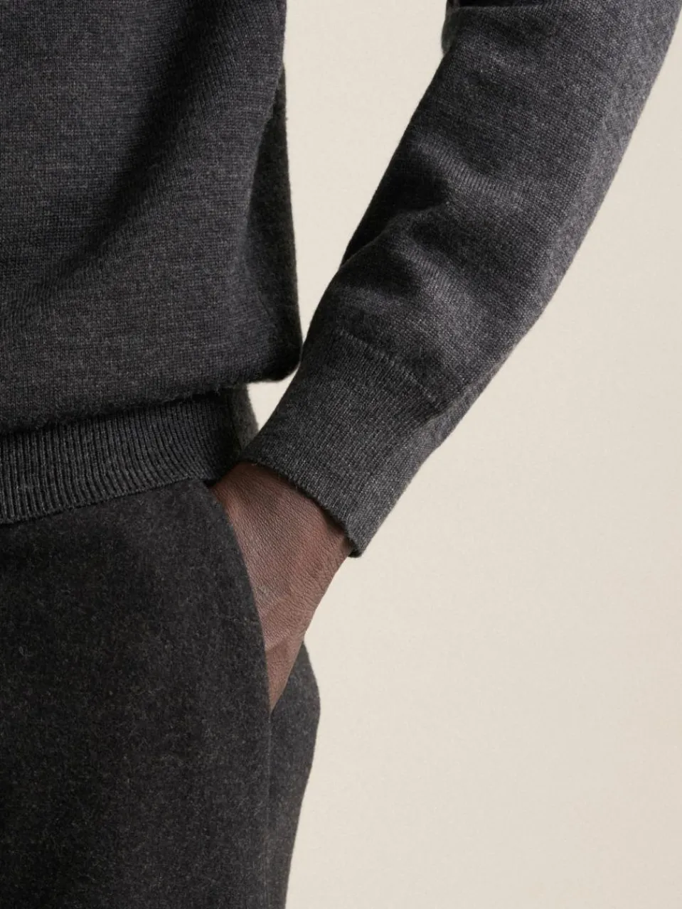 Seidensticker Pullover & Strickjacken<Herren Quarter Zip - Uni melange uni