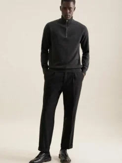 Seidensticker Pullover & Strickjacken<Herren Quarter Zip - Uni melange uni