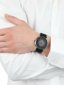 s.Oliver Uhren<Herren Quarzuhr grau uni