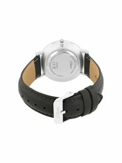 s.Oliver Uhren<Herren Quarzuhr silber uni