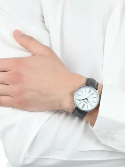 s.Oliver Uhren<Herren Quarzuhr silber uni