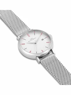 Rhodenwald & Söhne Uhren<Herren Quarzuhr - Arakon II silber uni