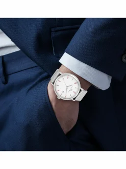 Rhodenwald & Söhne Uhren<Herren Quarzuhr - Arakon II silber uni