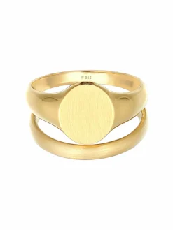 KUZZOI Schmuck<Herren Ring gold uni
