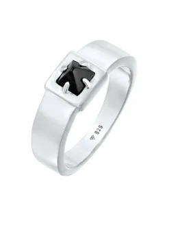 KUZZOI Schmuck<Herren Ring silber uni