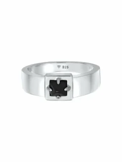 KUZZOI Schmuck<Herren Ring silber uni