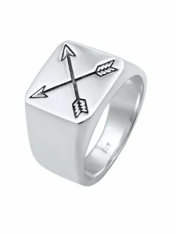 KUZZOI Schmuck<Herren Ring silber uni