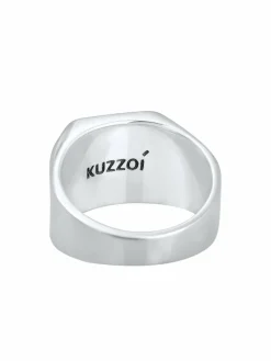 KUZZOI Schmuck<Herren Ring silber uni