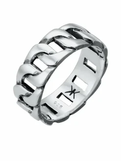 KUZZOI Schmuck<Herren Ring silber uni