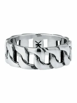 KUZZOI Schmuck<Herren Ring silber uni