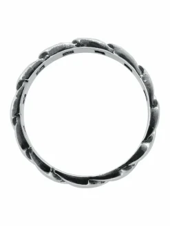 KUZZOI Schmuck<Herren Ring silber uni