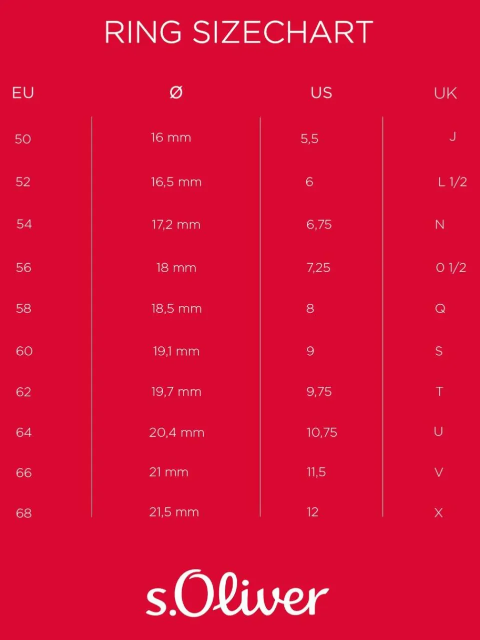 Herren s.Oliver Schmuck>Herren Ring