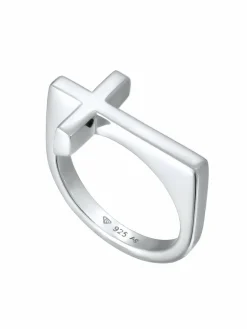 KUZZOI Schmuck<Herren Ring silber uni