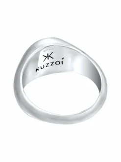 KUZZOI Schmuck<Herren Ring schwarz uni