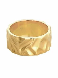 KUZZOI Schmuck<Herren Ring gold uni