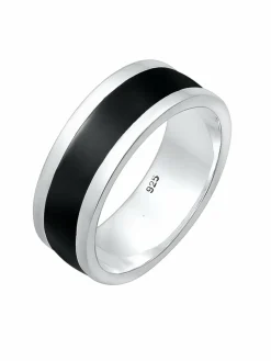 KUZZOI Schmuck<Herren Ring silber uni