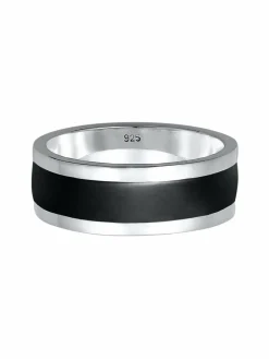 KUZZOI Schmuck<Herren Ring silber uni