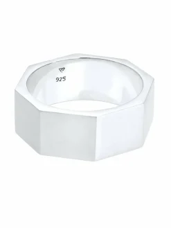 KUZZOI Schmuck<Herren Ring silber uni
