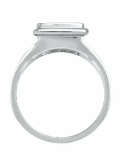 KUZZOI Schmuck<Herren Ring silber uni