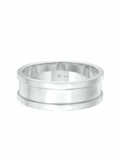 KUZZOI Schmuck<Herren Ring silber uni