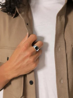 KUZZOI Schmuck<Herren Ring silber uni