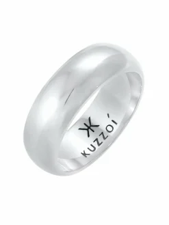 KUZZOI Schmuck<Herren Ring silber uni