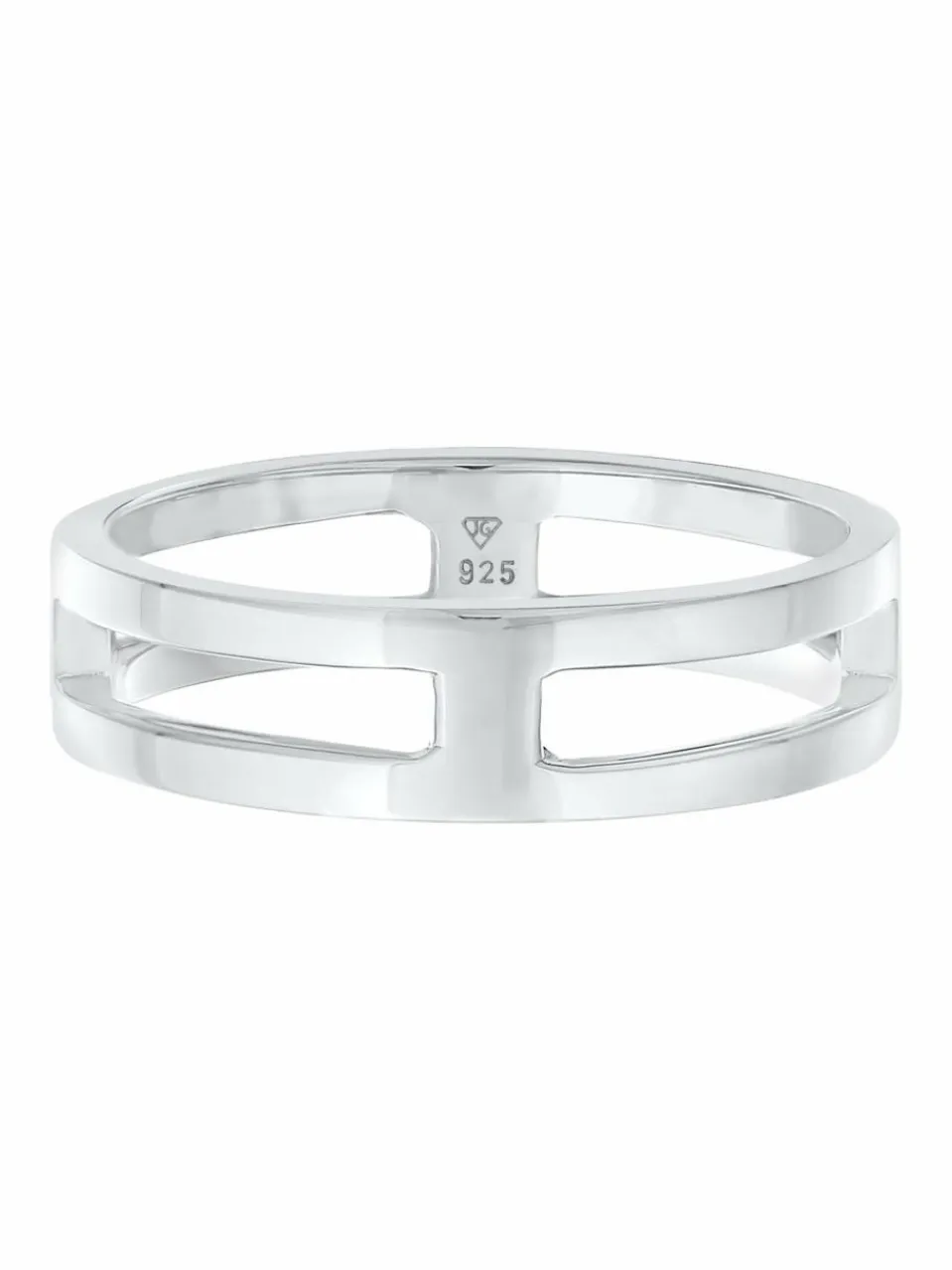 KUZZOI Schmuck<Herren Ring silber uni