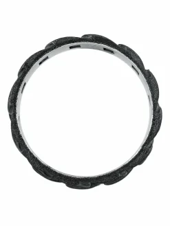 KUZZOI Schmuck<Herren Ring schwarz uni