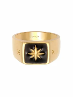 KUZZOI Schmuck<Herren Ring gold uni